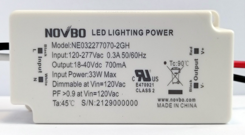 33W LED驱动电源-恒流型