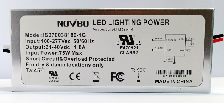 70W LED驱动电源-恒流型
