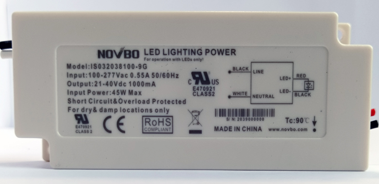 40W LED驱动电源-恒流型
