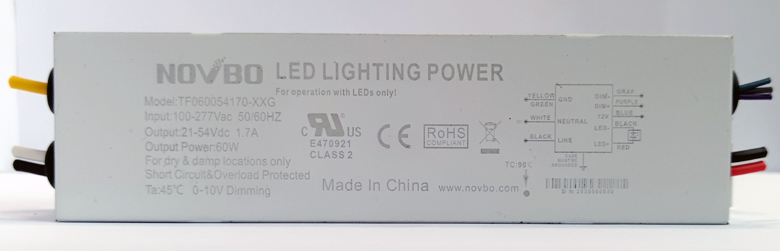 60W LED驱动电源-恒流型