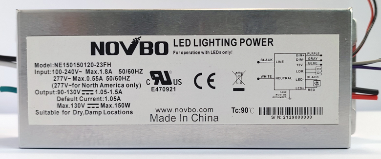 150W LED驱动电源-恒流型