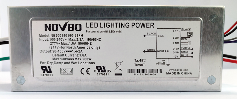 200W LED驱动电源-恒流型